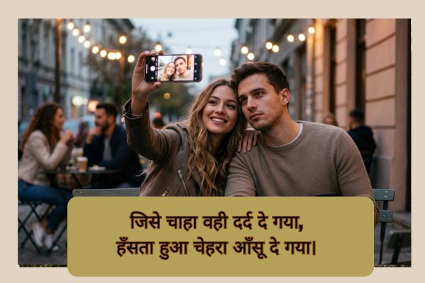 Fake Love Shayari​ in Hindi